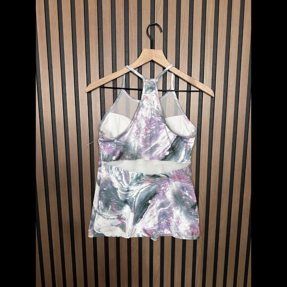 Fabletics Tank Top Small Womens Tie Dye Abstract Daphne Performance Athletic - Picture 2 of 7